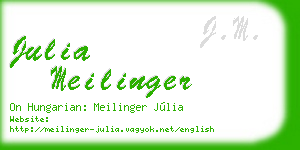 julia meilinger business card