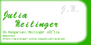 julia meilinger business card